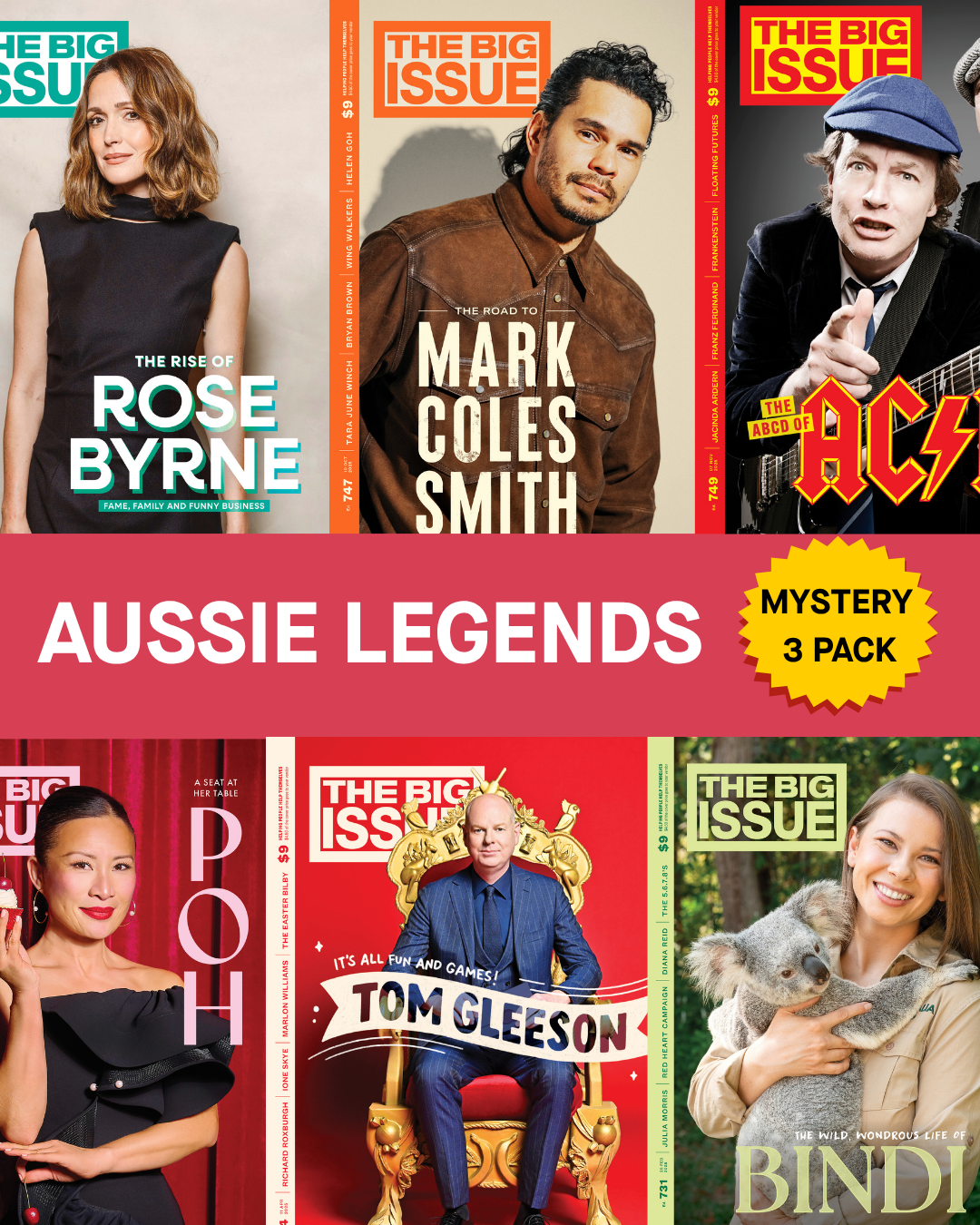 Aussie Legends Mystery Pack – 3 Editions